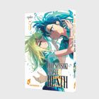 Eine Manga-Seite mit mehreren Panels, die Schüler in einer Schuluniform zeigt. Dialog über vergifteten Milchtee.