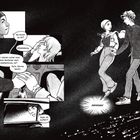 „Wo musst du hin?“ „Wilhelmsburg.“ „Hammerbrook, ok?“ Zwei Personen schweben Hand in Hand über eine nächtliche Stadt.