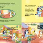 Eine Comic-Seite mit tierischen Charakteren und Sprechblasen in einer verspielten Arztpraxis.