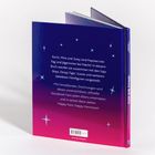 Texte beschreiben "Saja Boys", Charaktere Jinu und Gwi-Ma, ihren Mut, Konflikte und ein Herz. Zwei Manga-Figuren sind abgebildet.