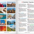 **Baedeker Topziele**: Eine Liste mit Empfehlungen und Sehenswürdigkeiten in Italien, illustriert mit Fotos.