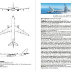 AIRBUS A330-200 MRTT VOYAGER: Europäisches Konsortium. Militärischer Transporter, Tanker und Frachter. Zeichnungen dreier Ansichten.