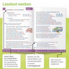 Leselust wecken. Lesetraining – Lesen auf 2 Stufen. Lesen üben im Lesetandem. Impuls zur Dokumentation von Lernfortschritten. QR-Code.