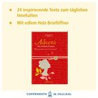 24 inspirierende Texte zum täglichen Innehalten. Mit edlem Holz-Brieföffner. Rotes Buch "Advent mit starken Frauen".
