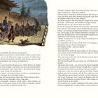 Text: Michael Strogoff spricht mit Reportern und dem Postmeister über Pferde und eine bevorstehende Reise. 

Illustration: Eine ländliche Szene mit Reitern und einem Wagen.