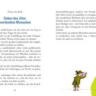 „Gebet des älter werdenden Menschen“ von Teresa von Ávila, daneben eine Illustration mit einer Person vor einem Spiegel.