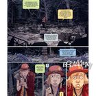 Ein Wald, ein Mann in rotem Hut spricht über Grenzen. Er wirkt überrascht, als er ein Geräusch hört: "BBLLAAMM!".