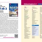 **Zum zweiten Mal mit dem Rad um die Welt: Rad ab 2** – Vier Jahre, 68 Länder, 88.000 Kilometer. Text über die Reise von Peter Smolka. Bright Design und Farben auf Seite 295, Stichwortverzeichnis A–Z.
