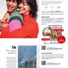 Themen-Seite. Große Überschrift: "Deutsch lernen mit Deutsch perfekt". QR-Code. Lächelndes Paar umarmt sich.