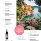 Gewinnspiel: „Vinci il libro Meine Liebe stirbt nicht di Roberto Saviano S. 25.“ 
Rechts: Küste mit bunten Häusern und Meer.