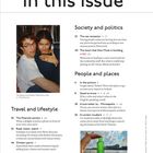 **In this issue**

**Society and politics**

22 The sex recession  
40 The town that Elon Musk is building  

**People and places**

6 In the picture  
8 Good to know  
28 A Love letter to... Minneapolis  
36 A London mudlark  

**Travel and Lifestyle**

20 The Polaroid camera  
32 Read, listen, watch  
46 Chicken parmi  

Ein Foto zeigt zwei Personen, eng umarmt und lächelnd.