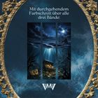 "Mit durchgehendem Farbschnitt über alle drei Bände:".

Illustration: Unterwasserszene mit Schatz, Krone und Schiff.