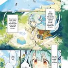 Eine Illustration zeigt eine Figur, die einen blauen Schleim ansieht. Texte: „PSSSN“, „Ich bin Ivy!“, „Du heißt jetzt Sora!“.
