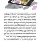 Text: Details über das Kaputtmachen eines Handys. Illustration: Ein Smartphone mit gesprungenem Bildschirm auf grauem Untergrund.