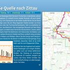 "Von der Neiße-Quelle nach Zittau. 54,3 km. Eine Strecke durch Tschechien, entlang der Lausitzer Neiße, mit Sehenswürdigkeiten."