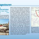 Tipps für Tagestouren: R22 Iseltal-Radweg, Lienz nach Matrei, 53 km. Foto zeigt Lienz in Tirol. Karte markiert die Strecke.