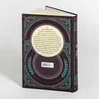Beschreibung eines Buchrückens mit dekorativem Design und Text über Abenteuer von Arsène Lupin, Detektiv Herlock Sholmes.