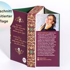 Mit Farbschnitt nur in limitierter Erstauflage. Foto einer lächelnden Frau, daneben ein Text über "Katelyn Erikson". Vintage Design.