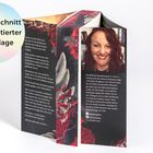 **Vorderseite:** "Mit Farbschnitt nur in limitierter Erstausgabe." 

**Rückseite:** Text über einen Charakter und über die Autorin LJ Andrews mit Bild. Florales Design.