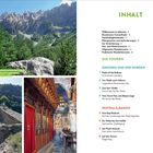 Inhalt, Tourenliste Albanien, Bilder: Alpen, osmanische Brücke, orthodoxes Interieur. Links Text zu Höhe und Erbe.