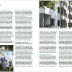 "Der Norden," "Neues Bauen in Großformat," "Wohnung oder Museum?" Bild: Weiße Gebäude, Bäume, Menschenansammlungen.