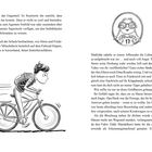 Seite 89 zeigt eine Illustration eines Jungen, der schnell auf einem Fahrrad fährt. Daneben ein Mädchen mit Brille in einem runden Rahmen mit der Zahl 17. Texte beschreiben die Aufregung der Charaktere.