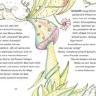 Text: "WILLKOMMEN IM WUCHER-TAL. ÖPPI KÖMMI SCHLÜPPI FLUPP."

Illustration: Bunte Natur, surreal mit Tier und Pflanzen.