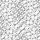 Keine Texte vorhanden. Illustration mit diagonalen Linien und kreisförmigen Mustern.