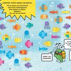 "COMPUTER: STARTE MEERES-SUCHRÄTSEL. Tief im Ozean, da schwimmen viele bunte Zwillingspaare..." Bunte Fische, einer allein.