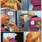 Text: "He, Kaugummi! Wenn du nachts arbeiten musst, dann mach's leise!" Illustration: Eine steinige Figur isst einen riesigen Snack.