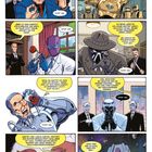 Ein Comic mit verschiedenen Figuren. Jede Szene zeigt eine Person, die "Tötet sie." sagt. Comicstil mit vielen Kostümen.