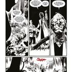 Comic mit Waldszene: Zwei Männer diskutieren über ein Wesen. Einer hält Notizen, der andere gestikuliert. Geräusch: "SNAPT".