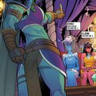 Texte: "Sakaar, En Nevo Tag 4", "... eine von Hiro-Kalas trauernden Witwen ist eine kaltblütige Mörderin." Starke grüne Kriegerin.