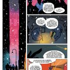 "GOTHAM CITY. GEGENWART. Also? Wer will anfangen? Ozzie, du kennst ihn wohl am besten. Willst du irgendwas sagen?"  
Silhouetten im Schnee, Streichhölzer.