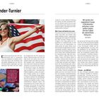 "Das Drei-Länder-Turnier" - Übersicht zur WM 2026 in Nordamerika. Bild: Frau mit US-Flagge, Mann mit großem Sombrero, Infantino.