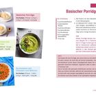 "Tag 1", "Basischer Porridge", "Pro Portion: 176 kcal", "Brokkolicreme mit Kürbiskernen", "Buchweizen mit Tomaten und Möhren".