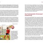 Texte: "Mental stark im Sport", "Das Fasziengewebe: Sinnesorgan für An- und Entspannung". Zwei Kinder spielen Fußball, Gehirnabbildungen.