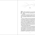 "1. Fiora nähte Messingknöpfe an eine neue Robe für die Kundschaft, die sich für morgen angekündigt hatte." Ein Buchseite.