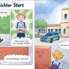 "Kein leichter Start. Oje, bin ich aufgeregt ... Mein erster Tag! Als richtiger Polizist! Ob die Kollegen nett sind? Da ist schon die Wache!"