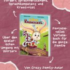 "Fördert Sprachverständnis, -kompetenz und Kreativität. King Karnickel Buch mit illustriertem Häschen und buntem Cover."