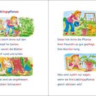 „Die Lieblingspflanze“ zeigt Anne, die erschrocken eine angefressene Pflanze betrachtet, und einen gelben Hund.