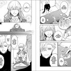 Ein Manga zeigt zwei Personen, die Backwaren besprechen. Dialoge wie „Ja, sind sie“ und „Wie die Zeit verfliegt.“