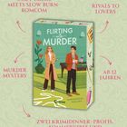 Texten: "Cozy Crime meets Slow Burn-Romcom", "Murder Mystery", "Rivals to Lovers", "Ab 12 Jahren", "Zwei Krimidinner-Profis..."

Das Buchcover zeigt zwei Personen in moderner Kleidung in einem Raum mit Pflanzen und einem Tisch.