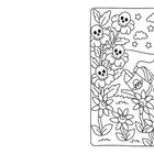 Illustration eines Geistes mit Gießkanne in einem Feld aus Blumen, deren Blüten teils Totenköpfe zeigen. Sterne und Wolken im Himmel.
