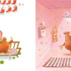 Text: "Die Weihnachtsmaus ist sonderbar (sogar für die Gelehrten), denn einmal nur im ganzen Jahr entdeckt man ihre Fährten."   
Illustration einer Maus in einem gemütlichen Raum mit Kalender.