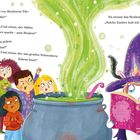 Viele stehen vor Hexhorns Tür: "DAS alles brauchen wir!", Hexhorn erstaunt: "Solche Zauber NIE benutzt!"