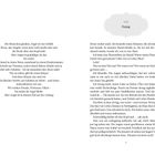 Links: Ein poetischer Text über die Natur der Angst. Rechts: Der Prolog eines Buches, beginnt mit "Will" und beschreibt das Erwachen einer Figur.