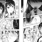 Es handelt sich um eine Manga-Seite mit Dialogen; mehrere Figuren diskutieren emotional und es gibt Geräusche wie "Wooooh".