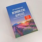 „Cay Rademacher: Bedrohliche Alpilles. Ein Provence-Krimi mit Capitaine Roger Blanc.“ Lavendelfeld bei Sonnenuntergang.