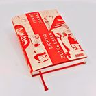 "JUNKO TAKASE - RICHTIG GUTES ESSEN - DUMONT." Rotes, illustriertes Buchcover mit Menschen und Straßenszene.